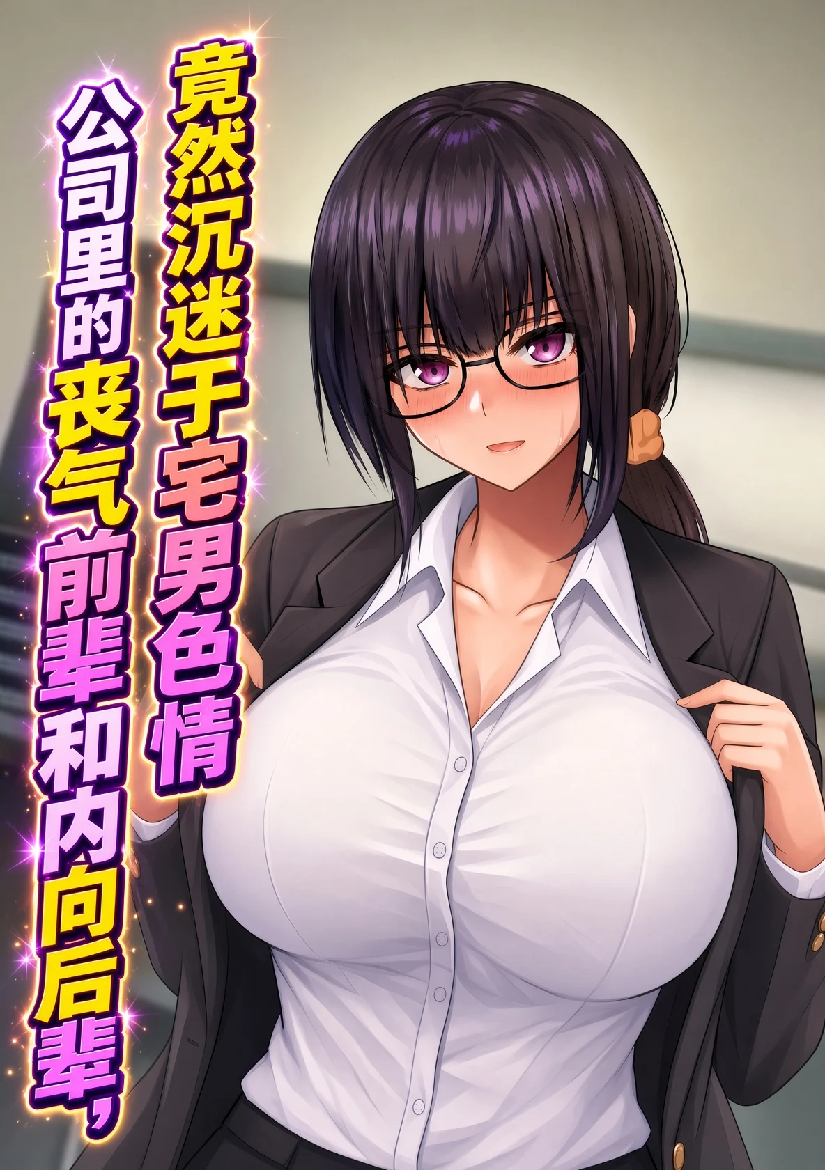 【短篇】公司里的丧气前辈和内向后辈，竟然沉迷于宅男色情-鸢空ACG