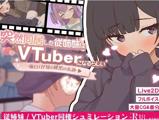 【安卓+电脑】突然同居的表妹似乎要成为 VTuber-只有我知道的秘密素颜 ver2.00动态汉化【6.5g】-鸢空ACG